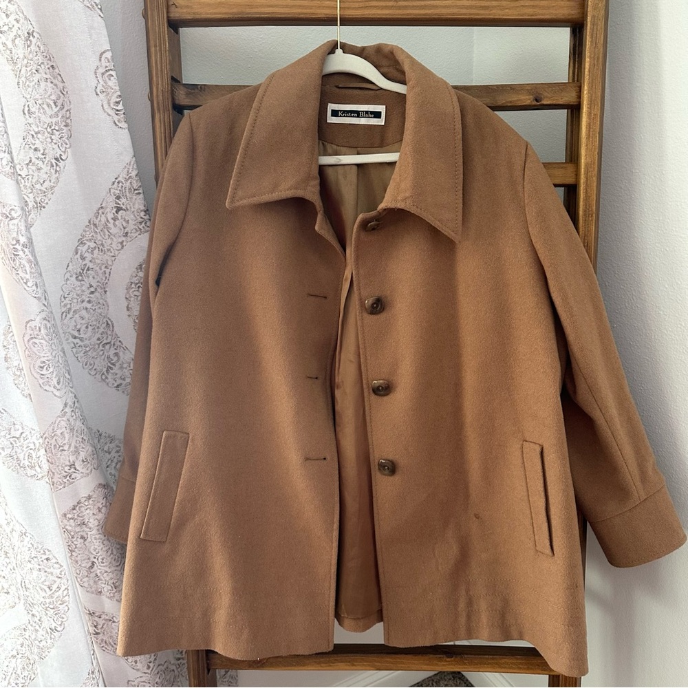 Kristen Blake Camel Pea Coat